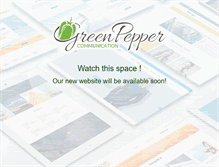 Tablet Screenshot of greenpepper.biz